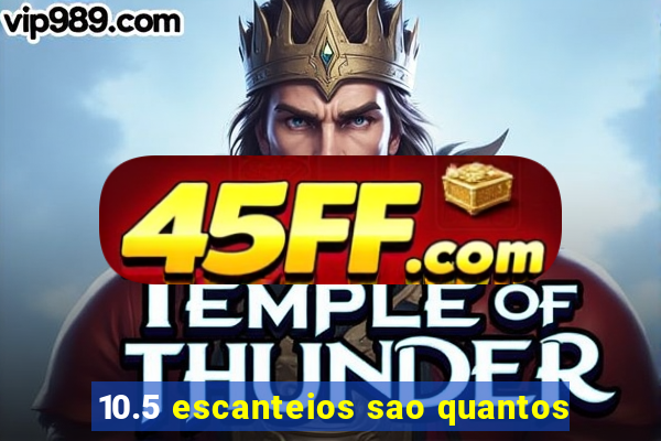 10.5 escanteios sao quantos